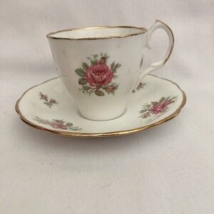 Fine bone china tea cup and saucer